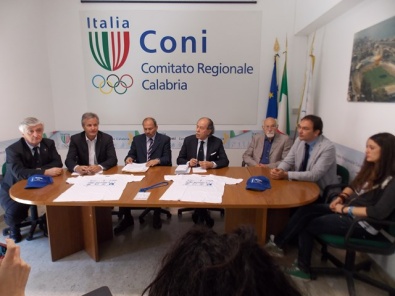 La conferenza stampa presso il Coni Calabria