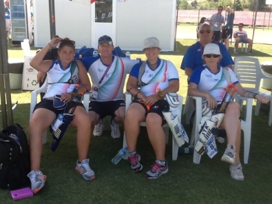 Le azzurre con il coach Wietse van Alten