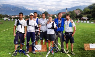 La squadra italiana del Kappa Kosmos in Slovenia