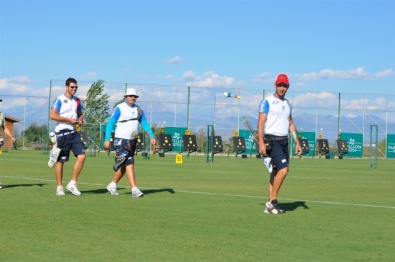 Il trio olimpico a Belek