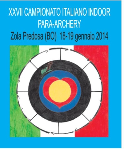 Il logo dei Tricolori Indoor Para-Archery