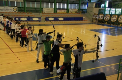 Una fase di gara dei Campionati Regionali