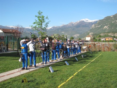 Gli azzurri al raduno di Rovereto