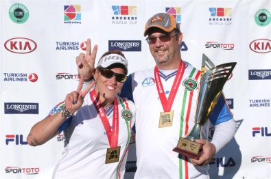 I Campioni del Mondo Sergio Pagni e Marcella Tonioli