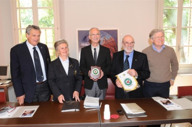 Le autorità al termine della conferenza stampa