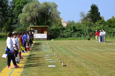 la linea di tiro della Fase Regionale del Trofeo Pinocchio
