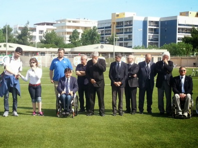 le autorità durante la cerimonia di apertura