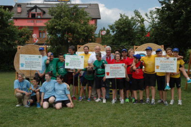 Le squadre del tiro con l'arco al Trofeo Coni Veneto