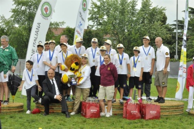La squadra del Veneto vincitrice del Trofeo Pinocchio 2014