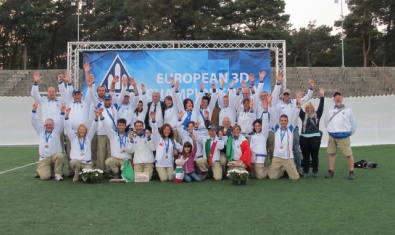 gli azzurri esultano a Tallin
