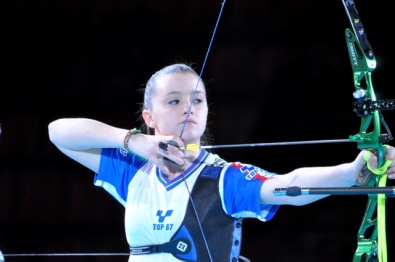 Tatiana Andreoli ai Mondiali Indoor di Nimes 2014