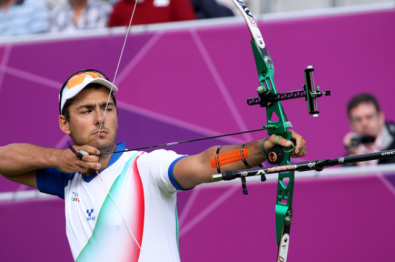 Mauro Nespoli in azione