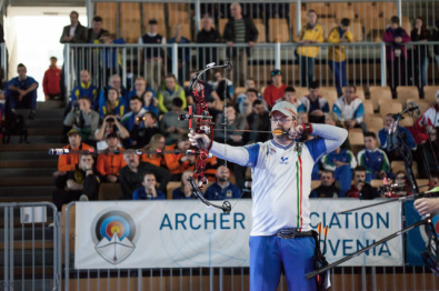 Sergio Pagni durante la finale