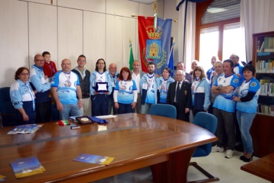 GLi Arcieri il Delfino premiato al Comune di Silvi
