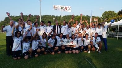GLI AZZURRINI DOPO LA CERIMONIA DI APERTURA