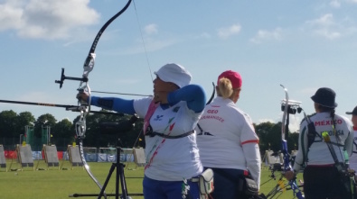 Guendalina Sartori in gara nelle eliminatorie