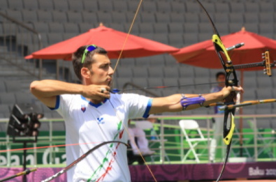 Mauro Nespoli in azzurro