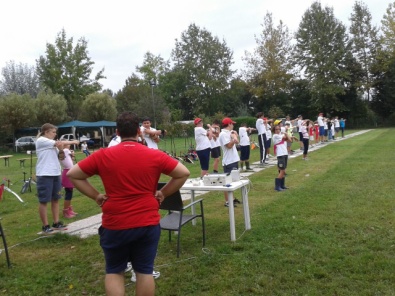 i giovani atleti al raduno dello scorso anno
