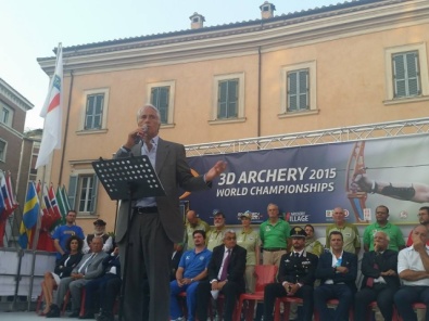 Giovanni Malagò ha aperto i Mondiali 3D a Terni