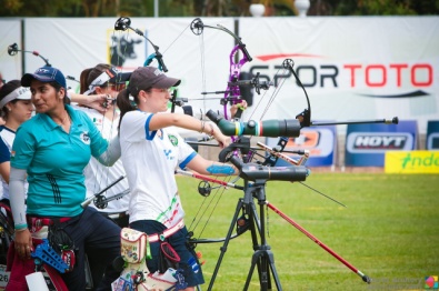 Azzurri impegnati in Colombia (foto a cura della World Archery)