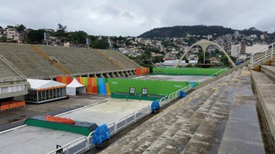 Il campo di gara di Rio nella foto a cura della World Archery