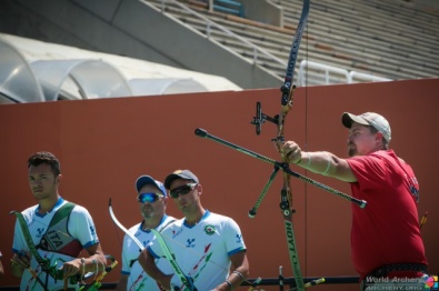 L'Italia impegnata a Rio nella foto a cura della World Archery