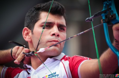 Miguel Garcia Alvarino in una foto della World Archery