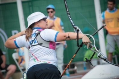 Guendalina Sartori in maglia azzurra