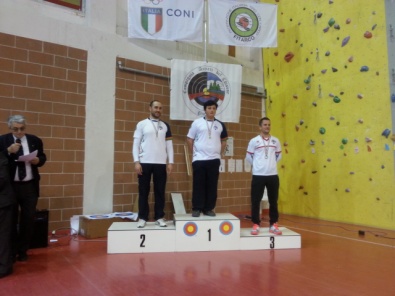 Il podio dell'arco olimpico