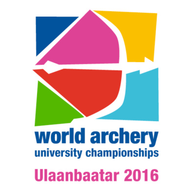 Il logo dei Mondiali Universitari per il tiro con l'arco