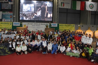 I premiati con i titoli di classe a Rimini
