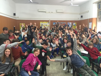 i giovani dell'Istuto Virgilio di Roma