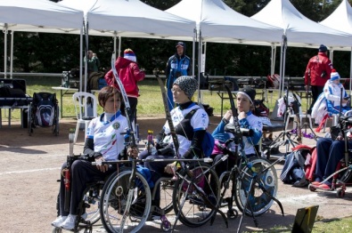 La squadra femminile dell'arco olimpico impegnata agli Europei