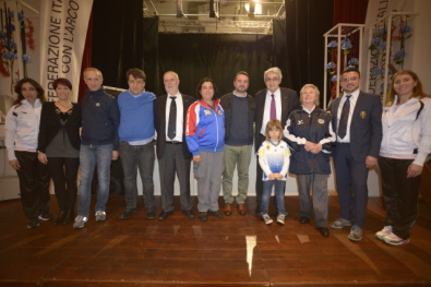 Foto di gruppo al termine della cerimonia di apertura