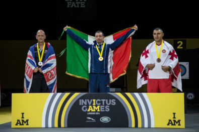 Fabio Tomasulo sul podio degli Invictus Games 2014