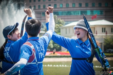 La squadra femminile di Taipei (foto a cura della World Archery)
