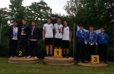 La premiazione delle squadre Allievi