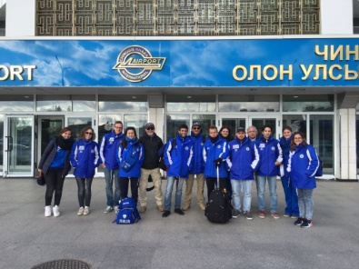 Gli azzurri in Mongolia