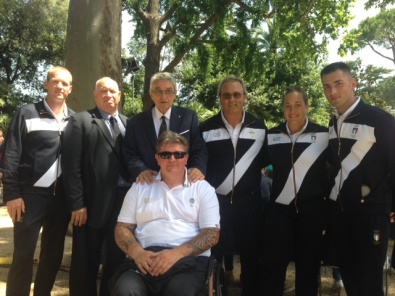 Gli azzurri al Quirinale