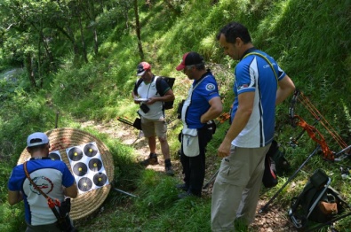 Uno scatto della gara