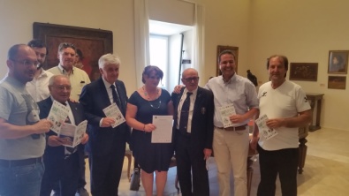 Le autoritĂ alla conferenza stampa della Coppa delle Regioni
