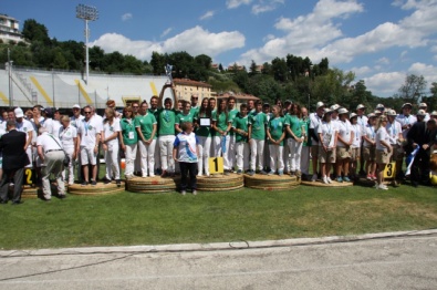 Il podio finale della Coppa delle Regioni