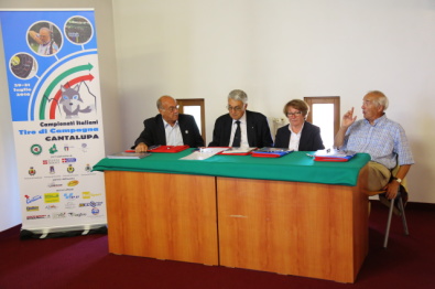 I relatori della conferenza stampa