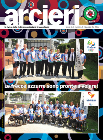 LA COPERTINA DELLA RIVISTA ARCIERI