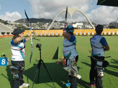 Le azzurre in allenamento al Sambodromo