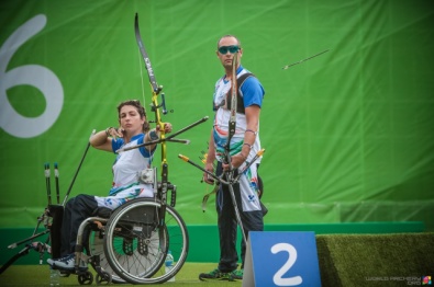 Il mixed team azzurro a Rio (foto World Archery)