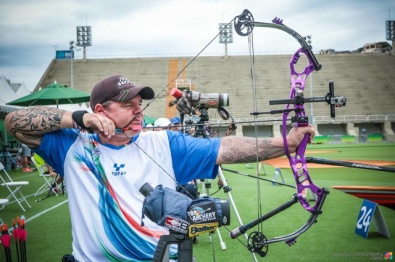Alberto Simonelli a Rio (foto a cura della World Archery)