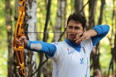 Giuseppe Seimandi con la maglia della Nazionale