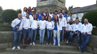 Gli azzurri a Dublino