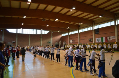 La linea di tiro dell'ultima Coppa Italia Centri Giovanile